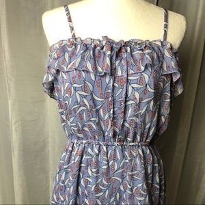 Mossimo Women's Dress Size Lg Lavender Floral